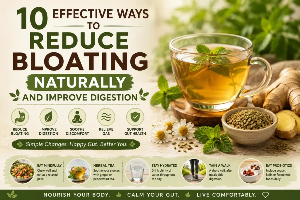 reduce bloating naturally